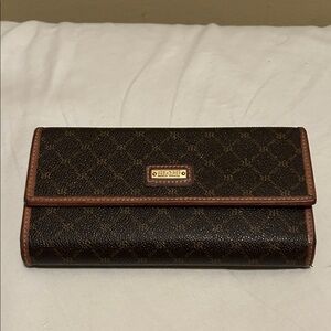 Rioni Brown Wallet with Gold Details